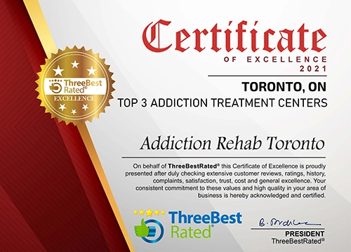 addiction rehab certificate